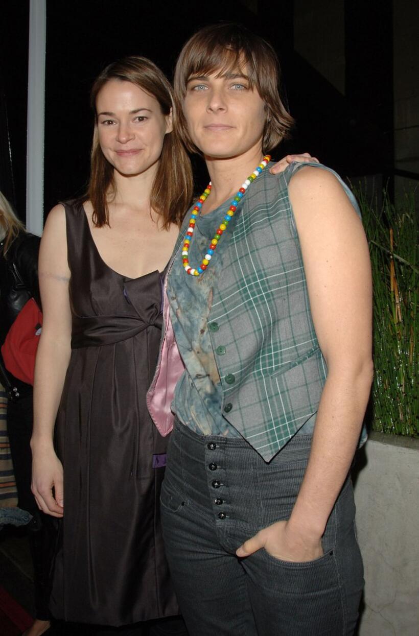Leisha Hailey and Daniela Sea at the season 5 premiere party of "The L Word."