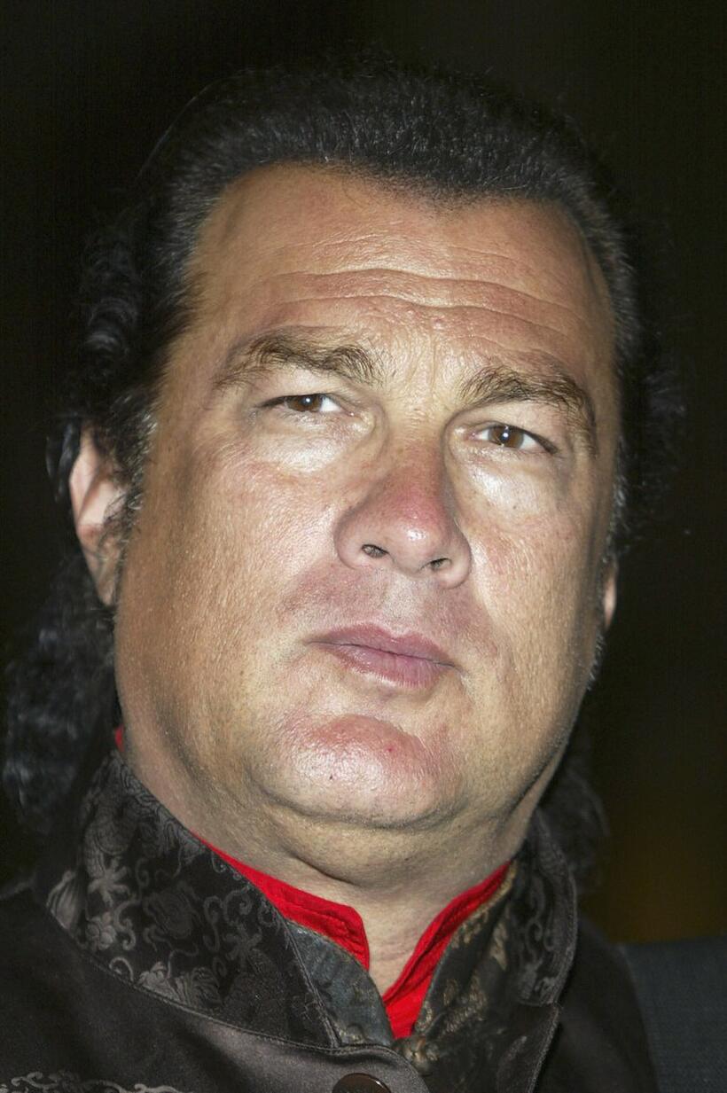 Steven Seagal at the fund raiser for the Ray Charles Performing Arts Center.