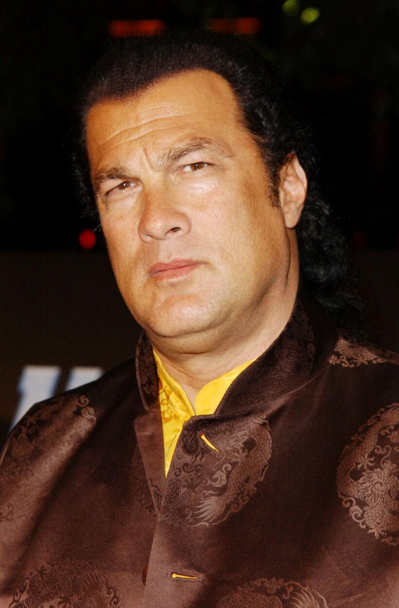 Steven Seagal at the Los Angeles premiere of "Half Past Dead."
