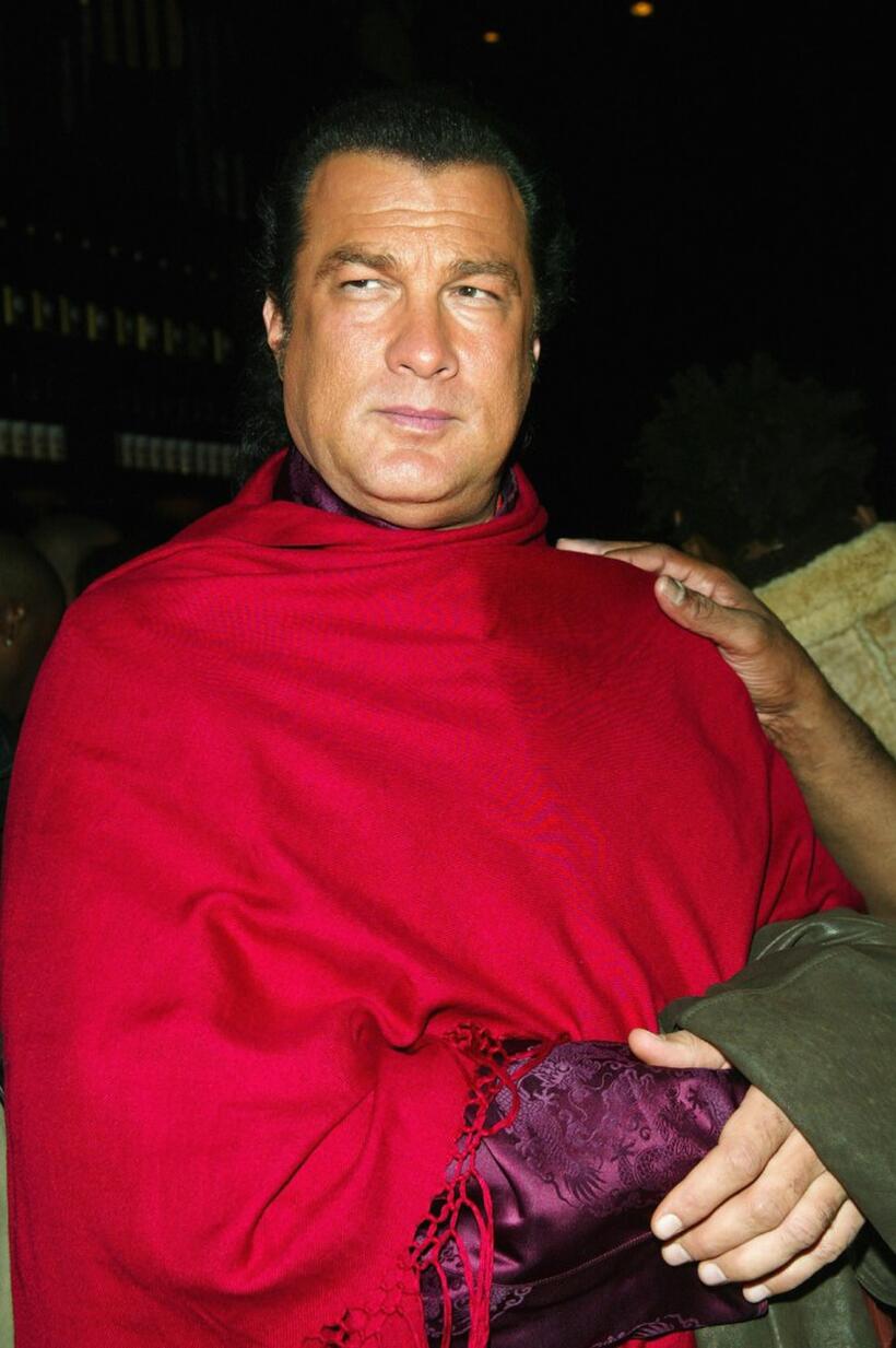 Steven Seagal at the launch party of Victoria's Secret limited edition "Sexy" book.