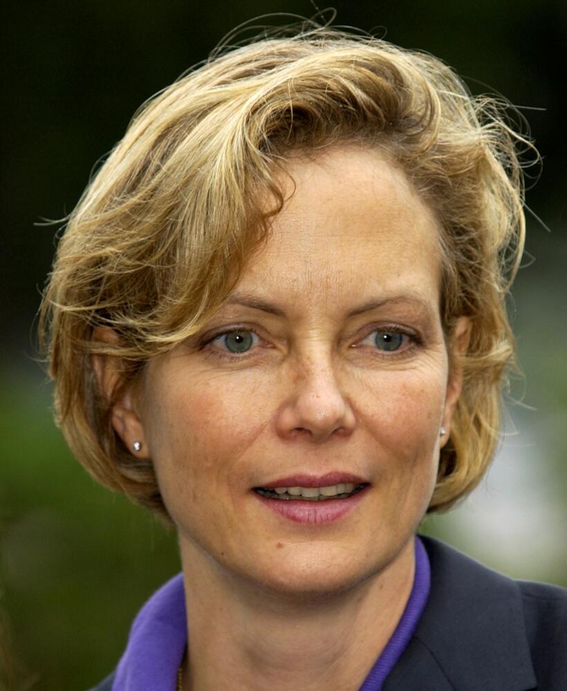 Jenny Seagrove at the launch of a new logo and name for the charity, Canine Partners for Independence.
