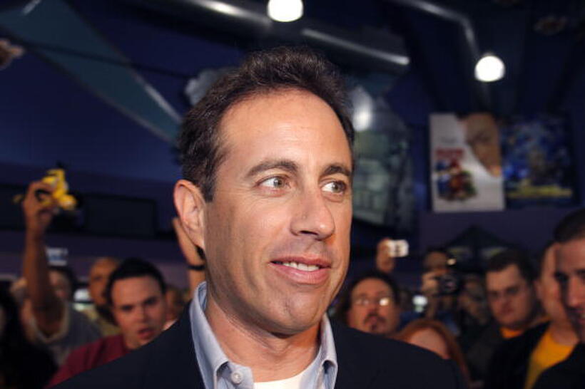 Jerry Seinfeld promotes "Bee Movie" at the EMagine Theater in Novi, Michigan. 