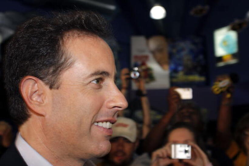 Jerry Seinfeld at the EMagine Theater in Novi, Michigan.