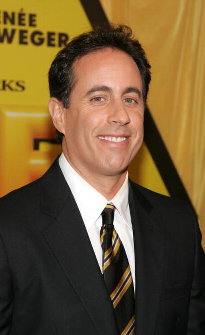 Jerry Seinfeld at the N.Y. premiere of "Bee Movie."