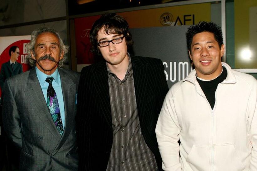 Pepe Serna, director/screenwriter David Boyle and Jayson Watabe at the world premiere of "Big Dreams Little Tokyo" during the 2006 AFI FEST presented by Audi.