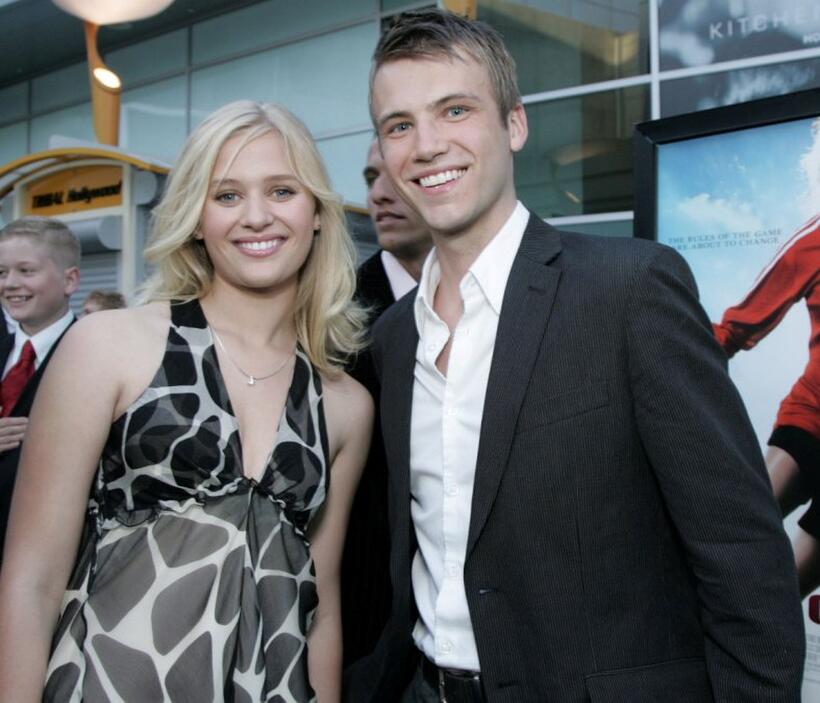 Carly Schoeder and Christopher Shand at the premiere of "Gracie."