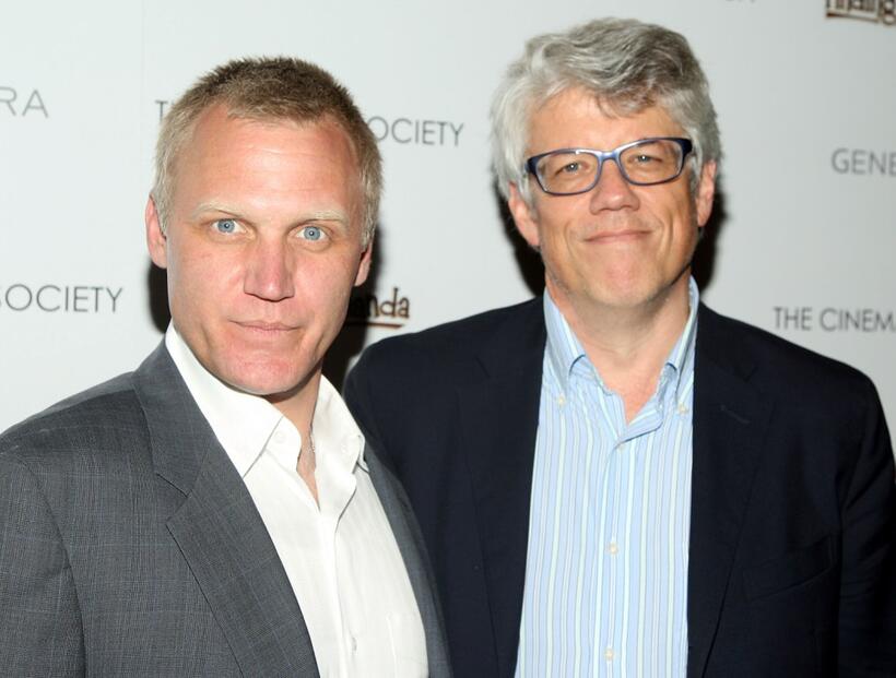 Terry Serpico and Director Peter Tolan at the screening of "Finding Amanda."