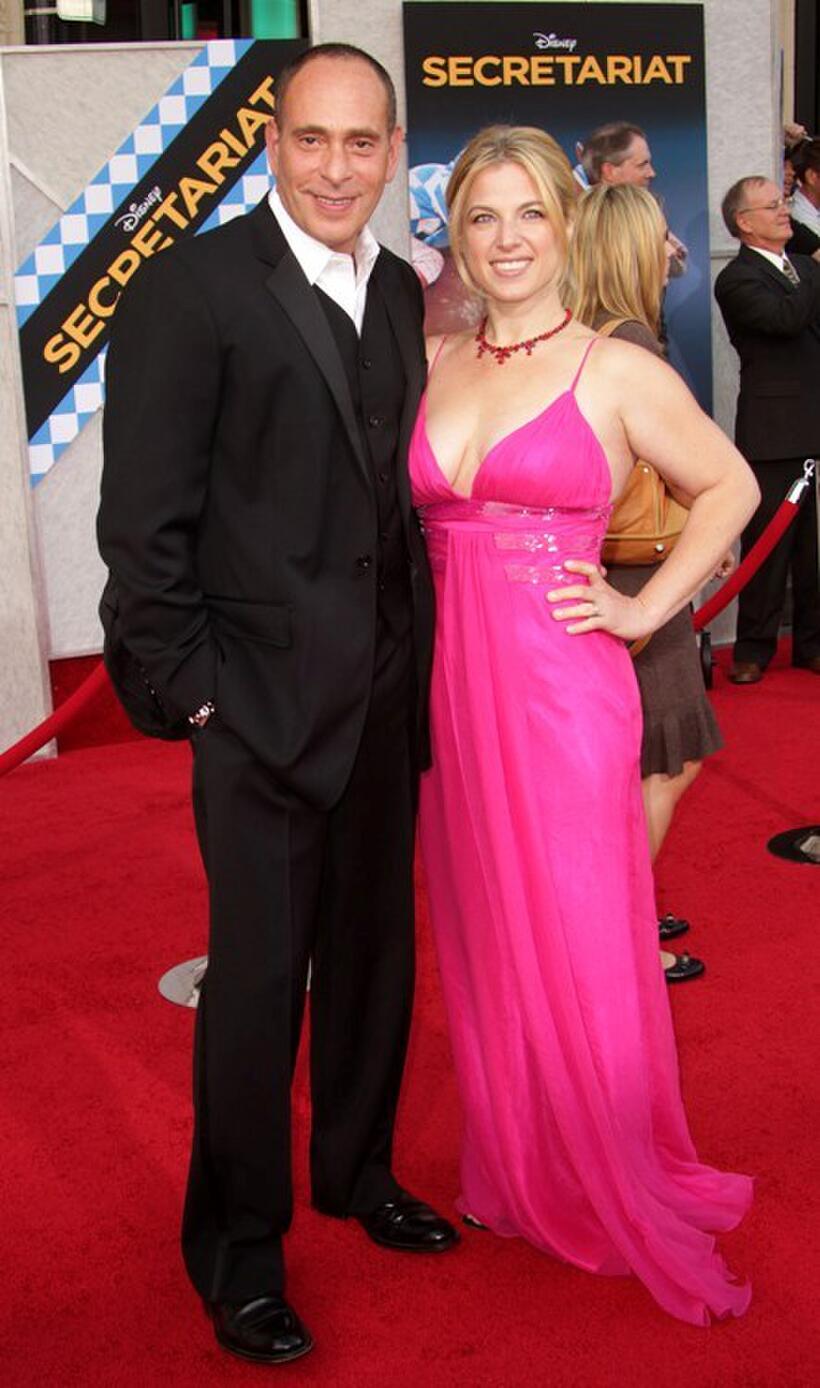 Nestor Serrano and Guest at the premiere of "Secretariat."