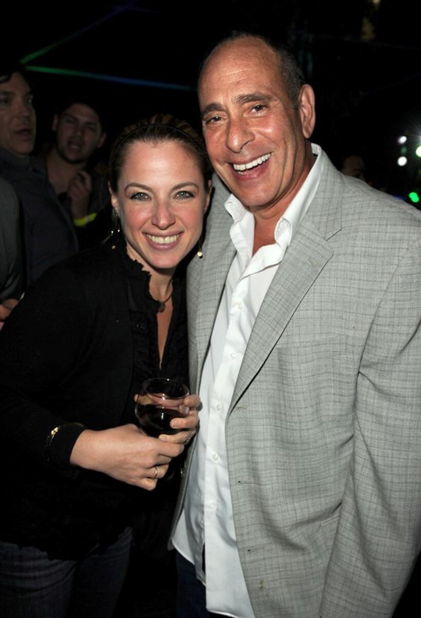 Nestor Serrano and Guest at the Glamorama after party presented by Macy's Passport.