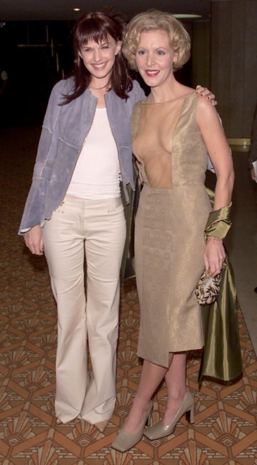 Kathryn Morris and Kristen Shaw at the premiere of "The Contender."