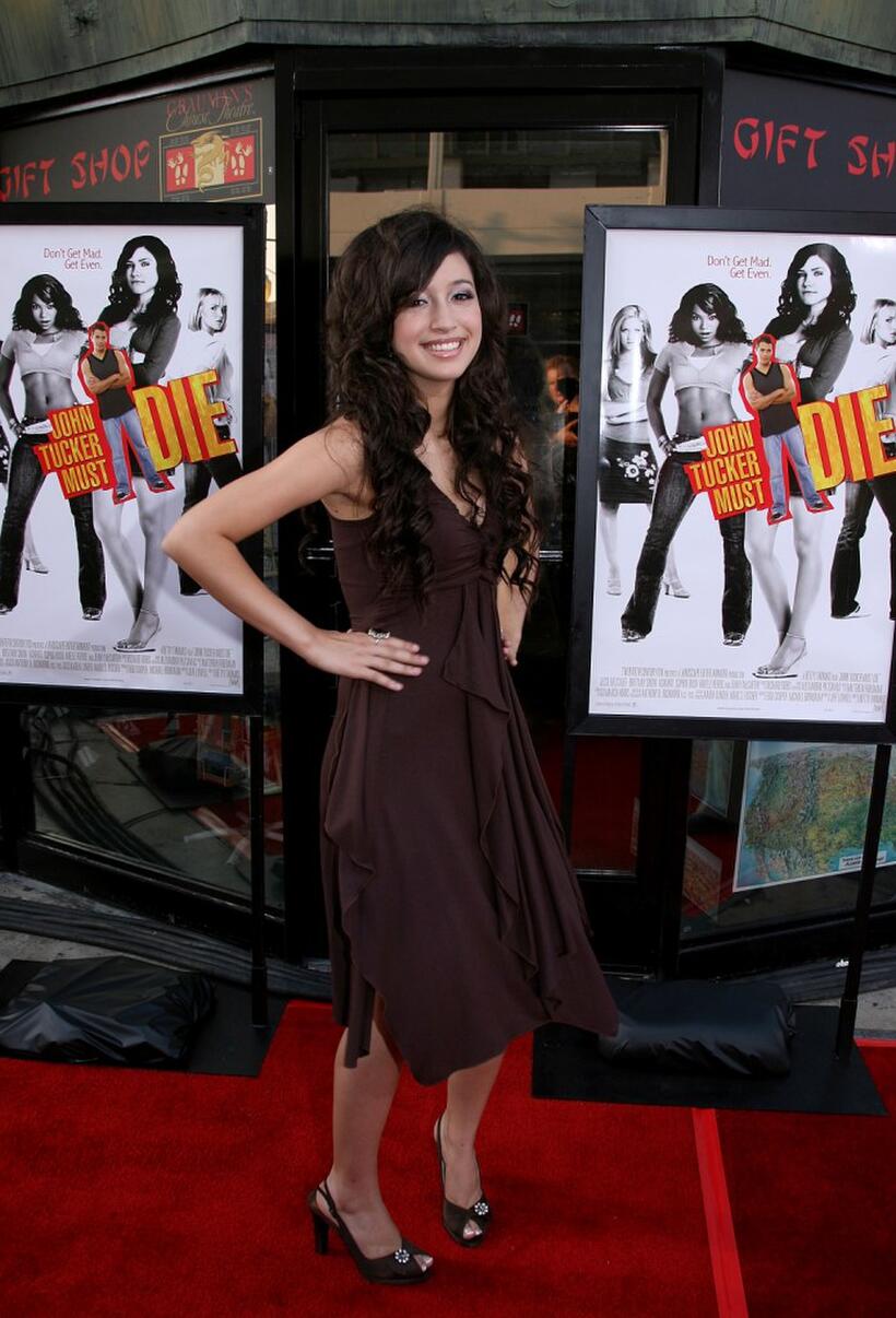 Christian Serratos at the premiere of "John Tucker Must Die."