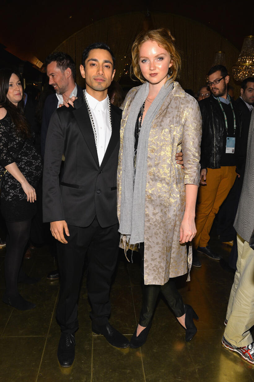 Rizwan Ahmed and Lily Cole at the "Reluctant Fundamentalist" Pre Party during the 2013 Tribeca Film Festival.