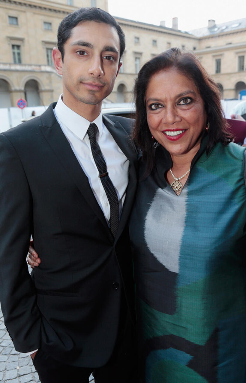 Rizwan Ahmed and Mira Nair at the Bernhard Wicki Award ceremony in Germany.