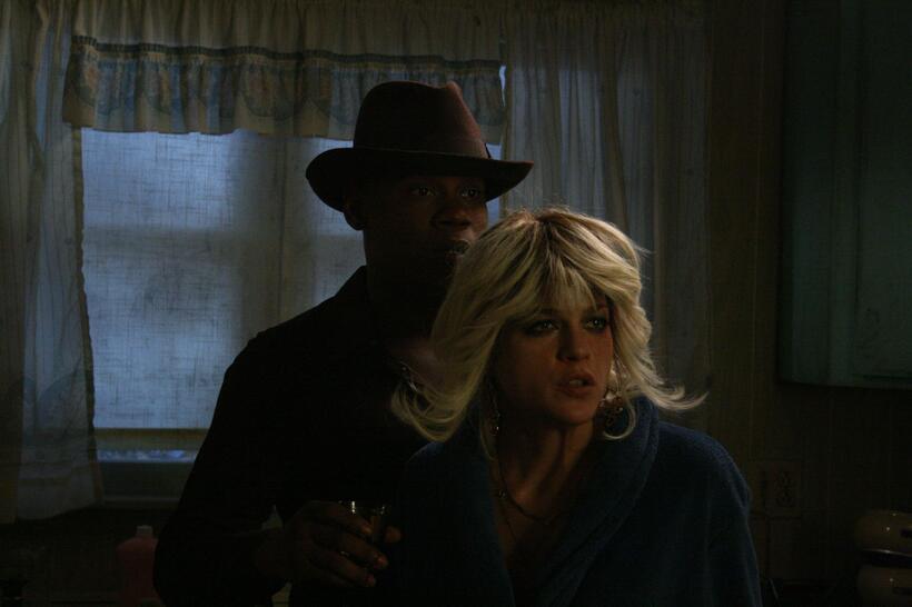 Bokeem Woodbine and Selma Blair in "The Poker House."
