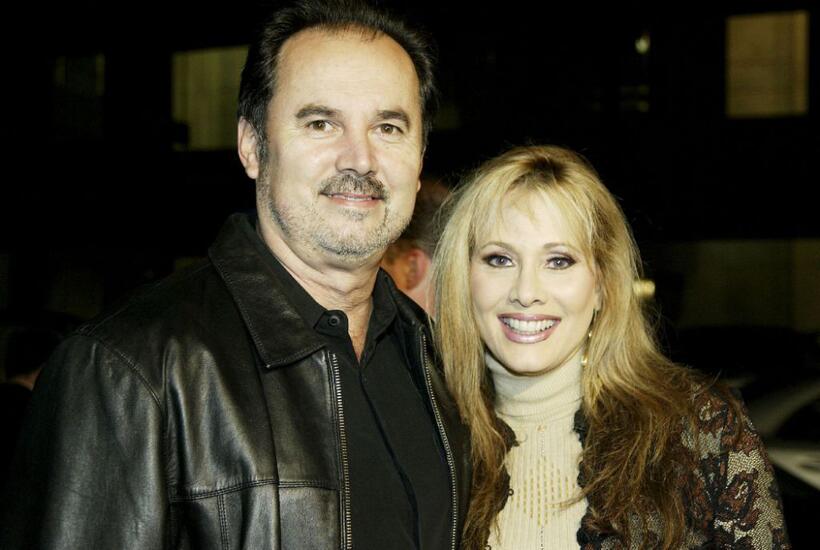 Van Fagan and Rhonda Shear at the premiere of "In America."