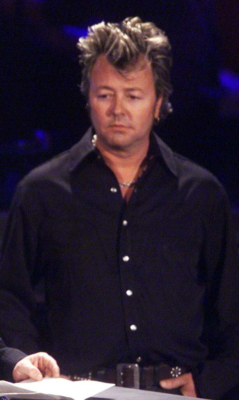 Brian Setzer at the 17th Annual Rock and Roll Hall of Fame Induction Ceremony.
