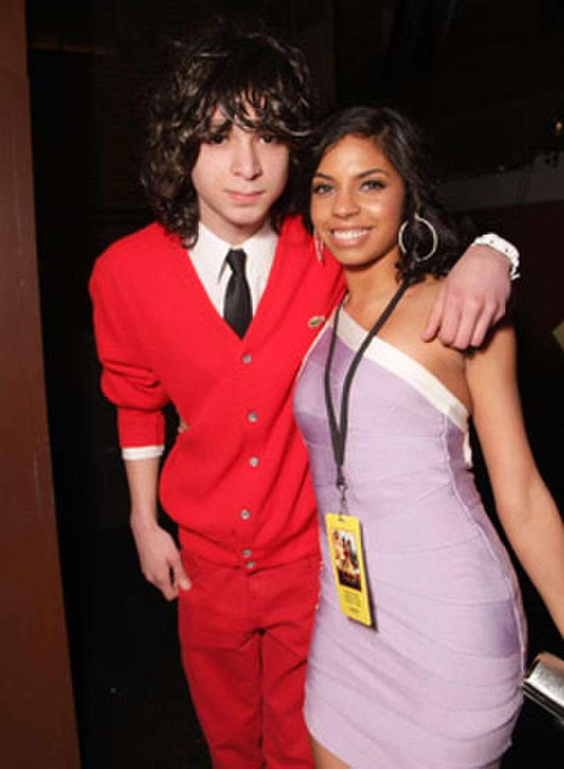 Actors Adam G. Sevani and Danielle Polanco at the after party of the L.A. premiere of "Step Up 2 The Streets."