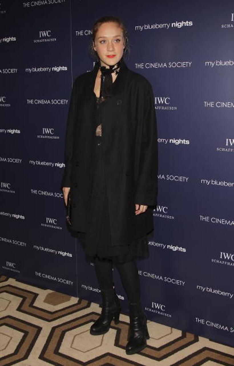 Chloe Sevigny at the screening of "My Blueberry Nights."