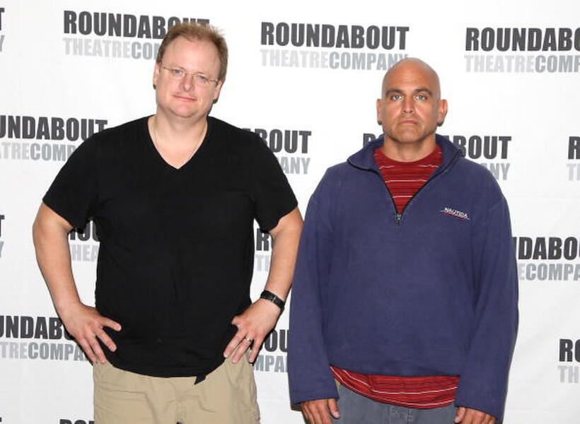 Larry Clarke and John Sharian at the photocall of "Streamers."
