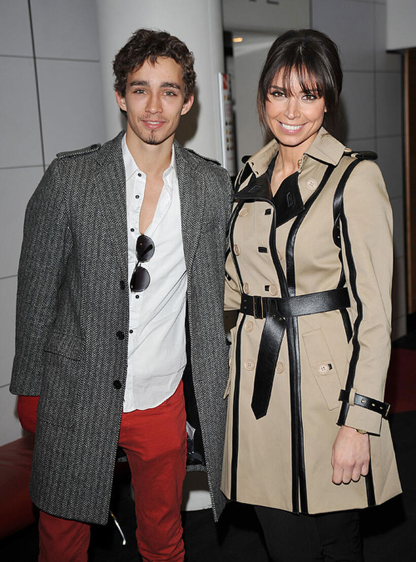 Robert Sheehan and Christine Bleakley at the UK Premiere of "A Turtles Tale."