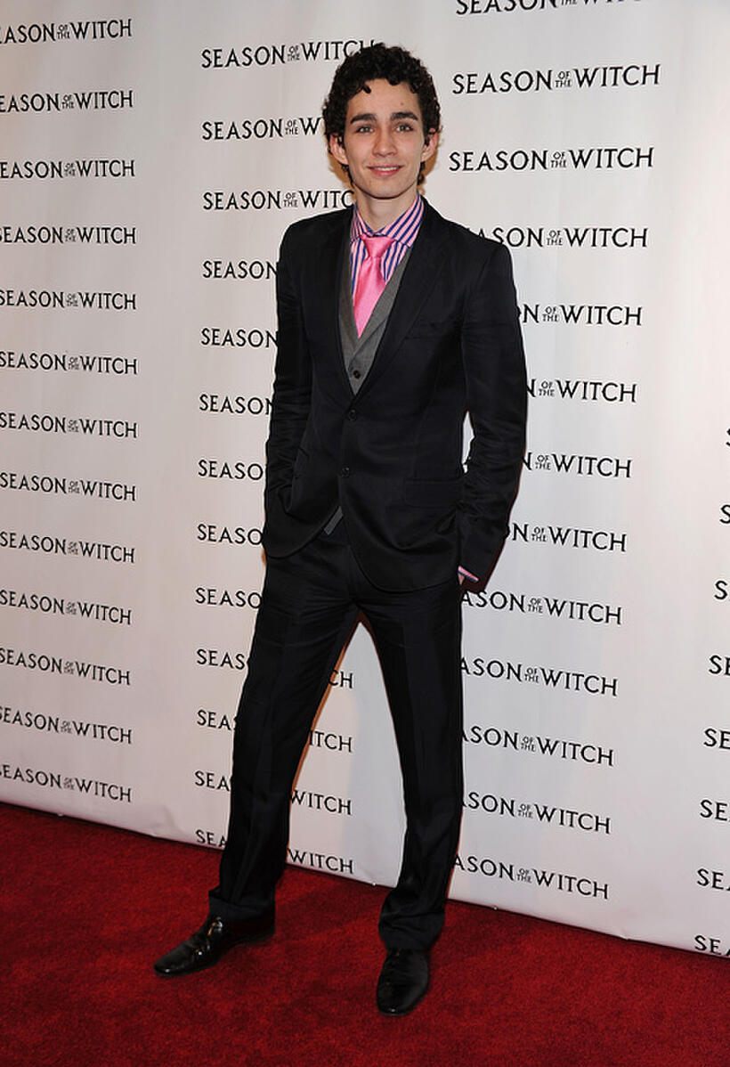 Robert Sheehan at the after party of the premiere of "Season of the Witch."