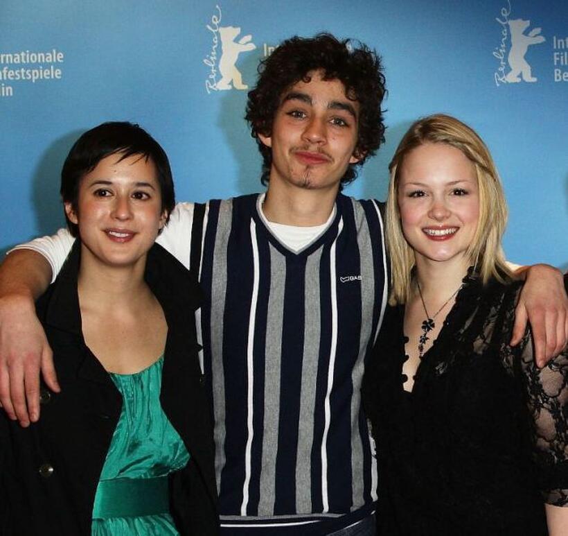 Lisa Barros D'Sa, Robert Sheehan and Kimberly Nixon at the photocall of "Cherrybomb" during the 59th Berlin Film Festival.