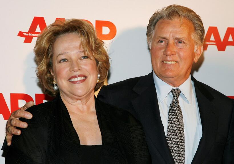 Martin Sheen and Kathy Bates at the Sixth Annual Movies For Grownups Awards at The Hotel Bel-Air.