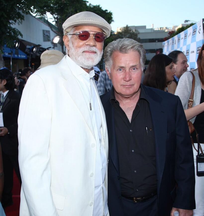 Martin Sheen and Dewey Hughes at the Los Angeles Film Festival opening night screening of the film "Talk to Me".