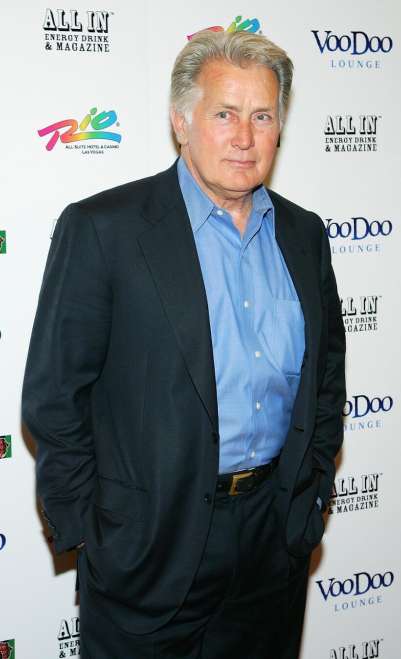 Martin Sheen at the Ante Up for Africa celebrity poker tournament during the World Series of Poker at the Rio Hotel and Casino.