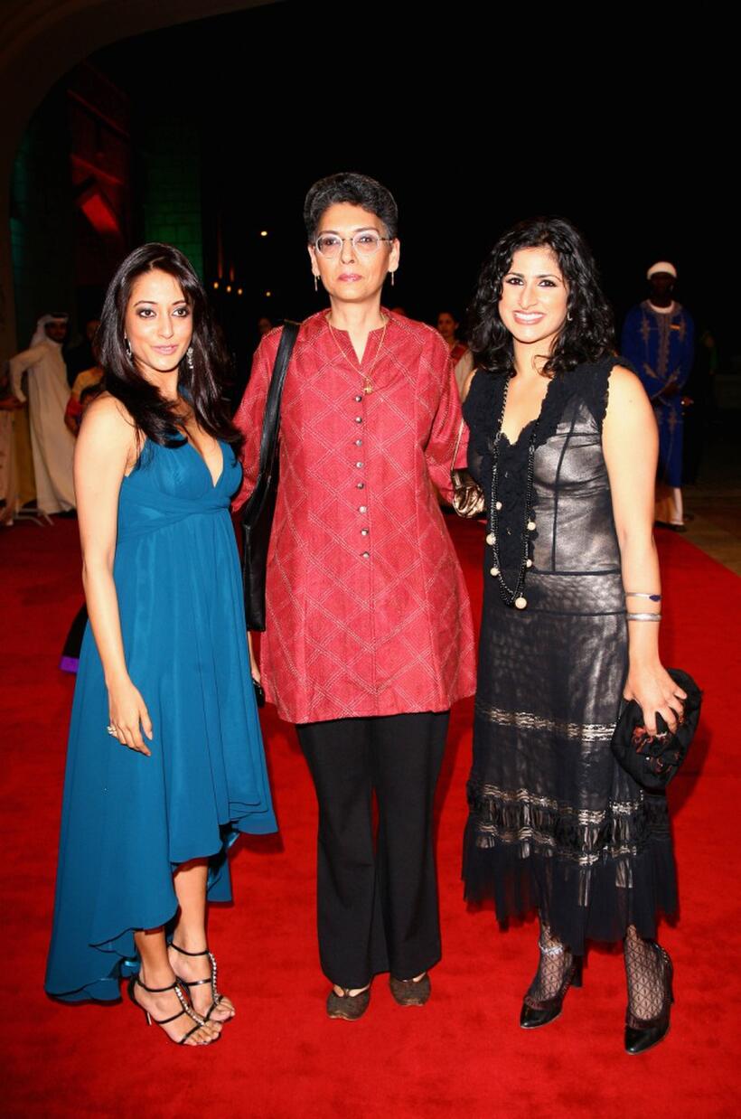 Raima Sen, Producer Shernaz Italia and Guest at the premiere of "Aids Jaago" during the 4th Dubai International Film Festival.