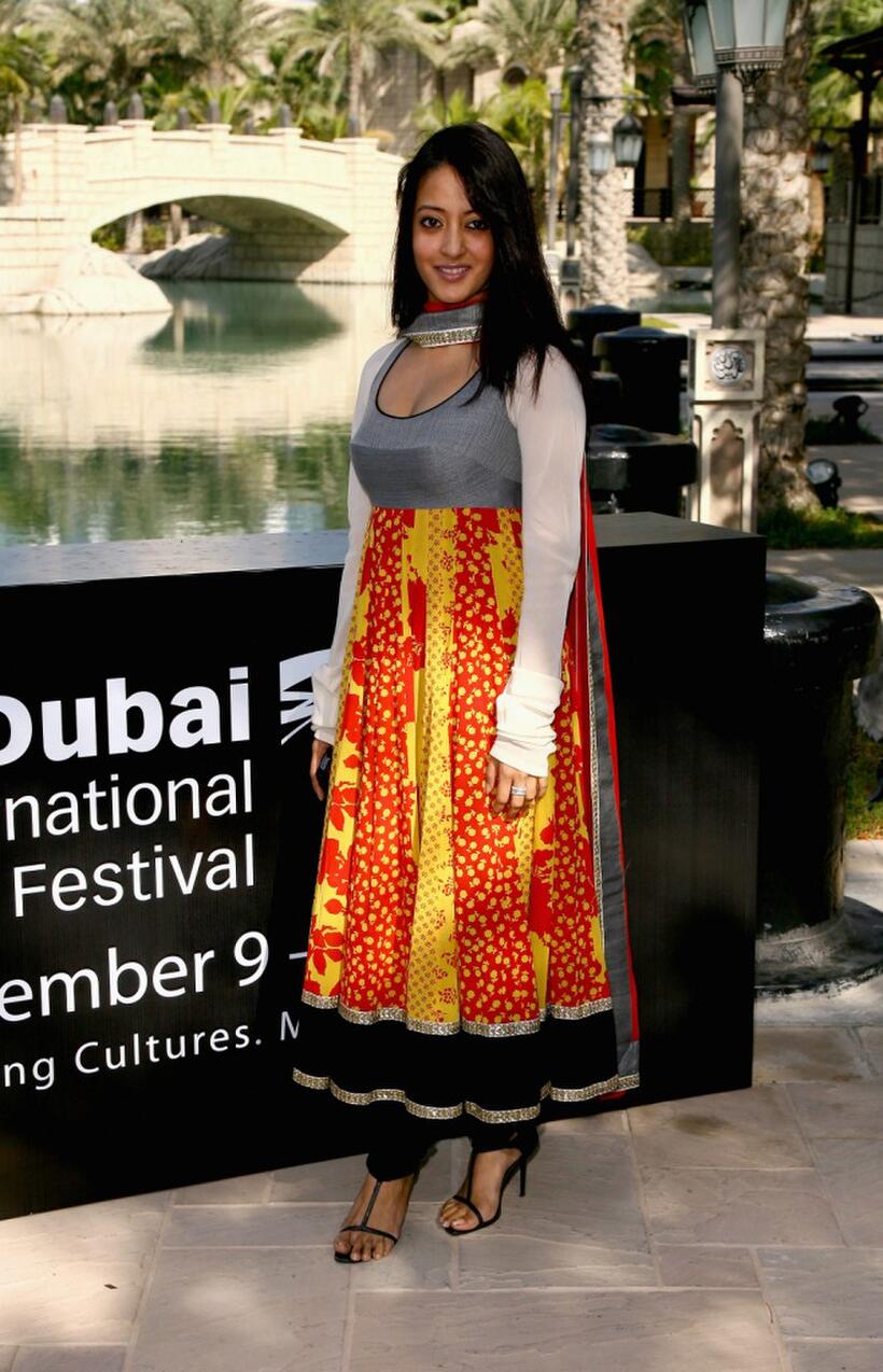 Raima Sen at the photocall of "Aids Jaago" during the 4th Dubai International Film Festival.