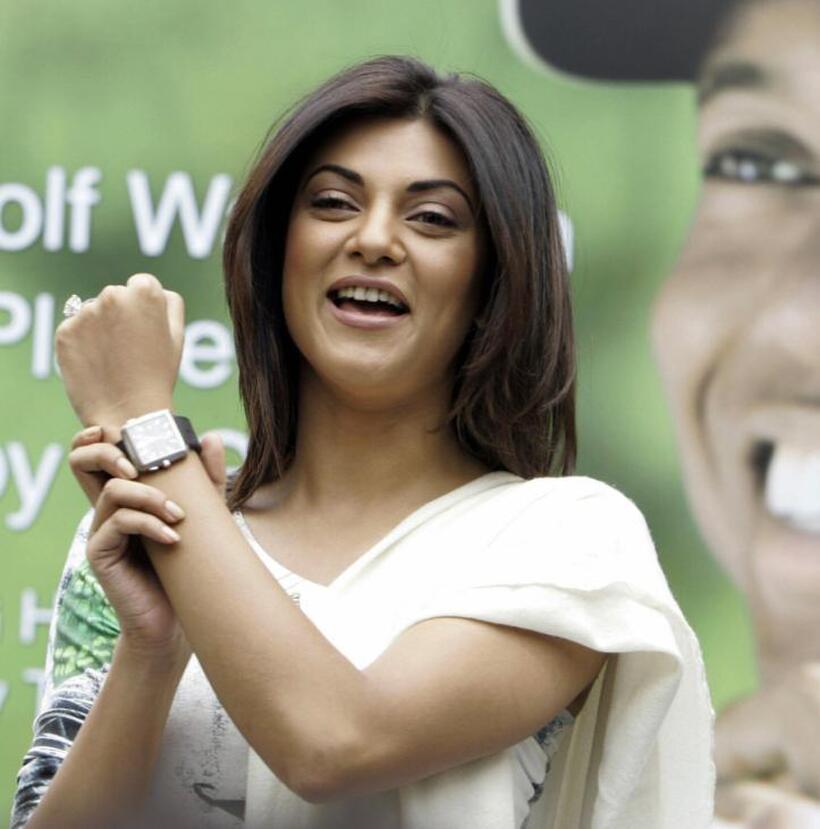 Sushmita Sen at the launch of new Tag Heuer Golf watch.