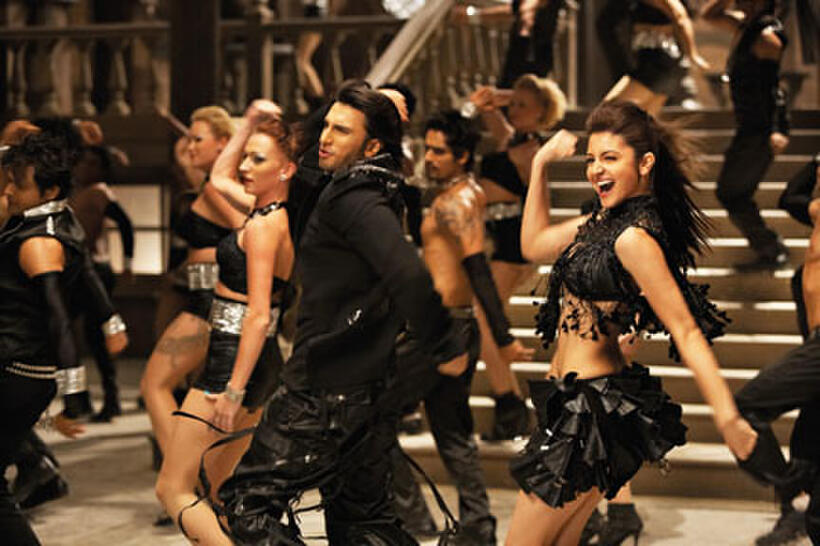 Ranveer Singh as Ricky Bahl and Anushka Sharma as Ishika Desai in ``Ladies vs. Ricky Bahl.''