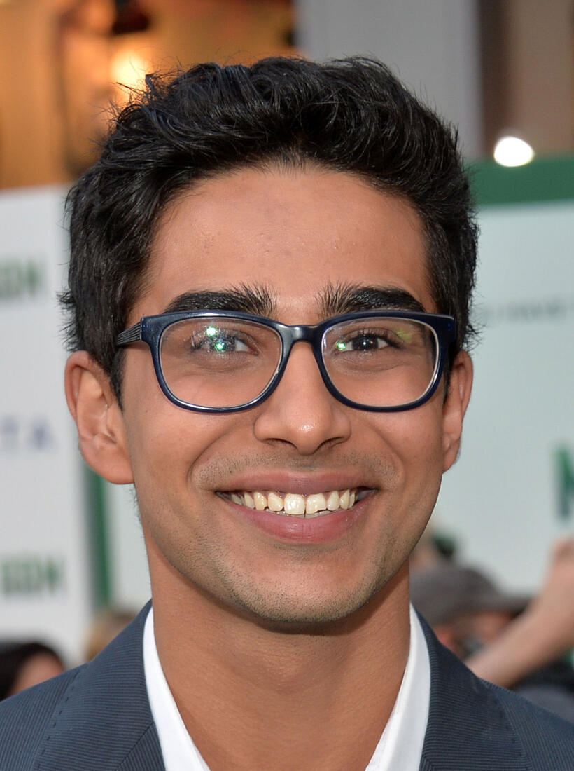 Suraj Sharma at the California premiere of "Million Dollar Arm."