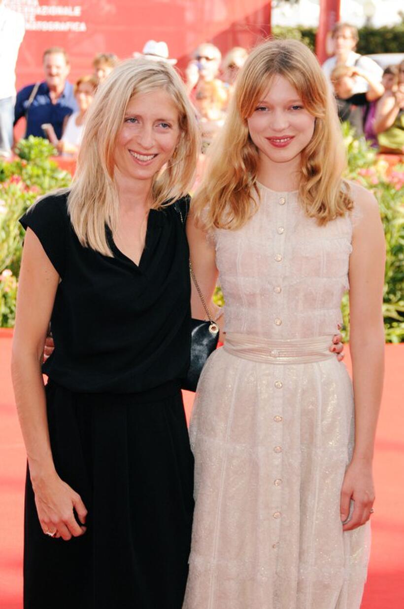 Director Jessica Hausner and Lea Seydoux at the 66th Venice Film Festival.