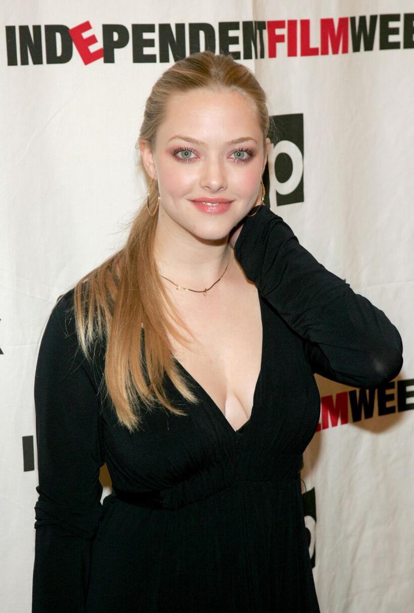 Amanda Seyfried at the IFP opening night premiere of "Nine Lives."