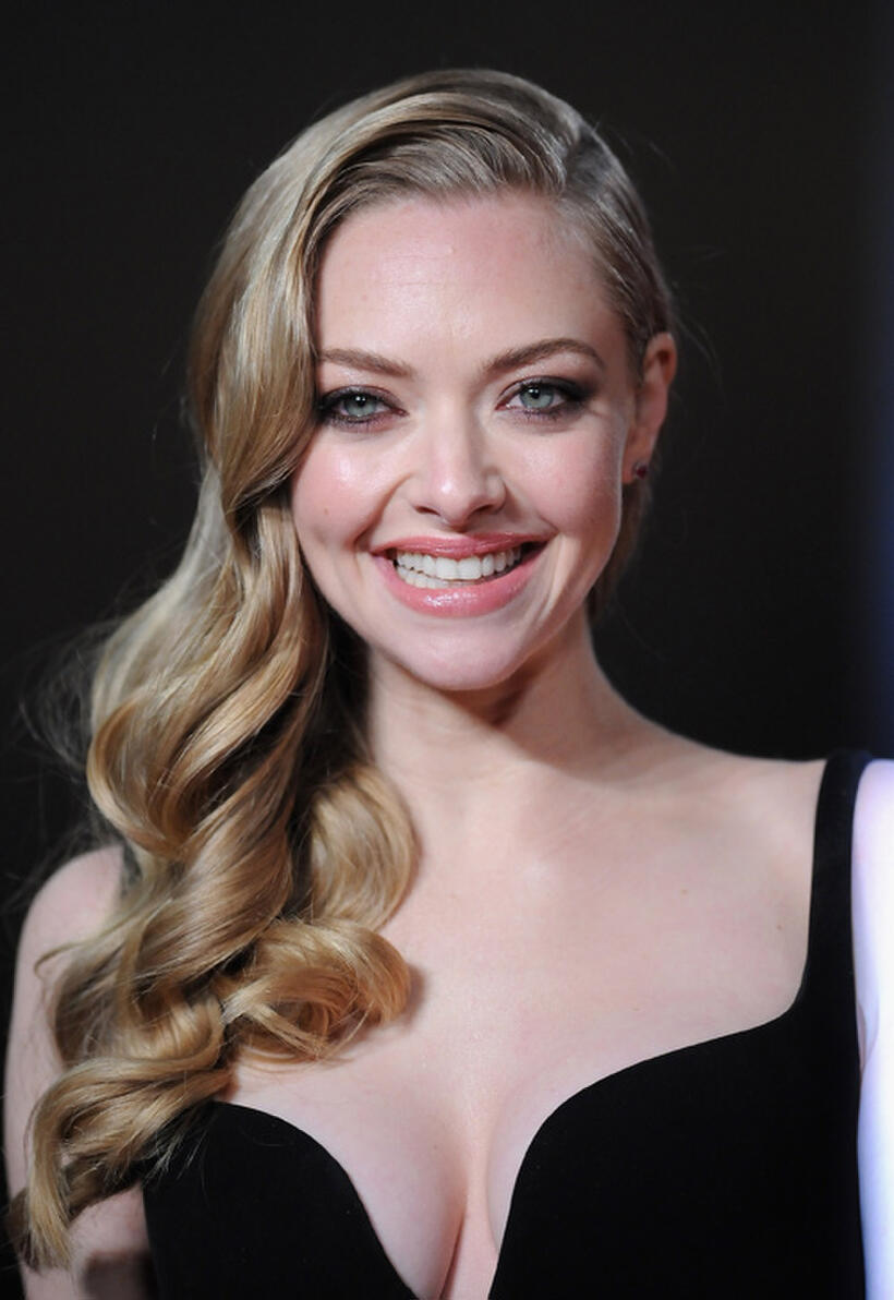 Amanda Seyfried at the world premiere of "Les Miserables" in London.