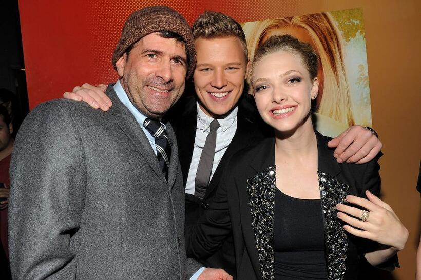 Gary Winick, Chris Egan and Amanda Seyfried at the New York premiere of "Letters To Juliet."