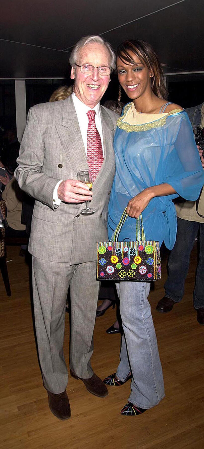 Nicolas Parsons and Judi Shekoni at the Thai Pavilion East Opens in London.