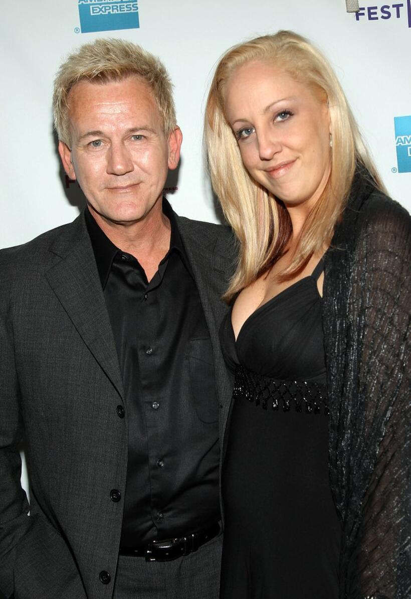 David Sherrill and Paige Miller at the premiere of "The 27 Club" during the 2008 Tribeca Film Festival.