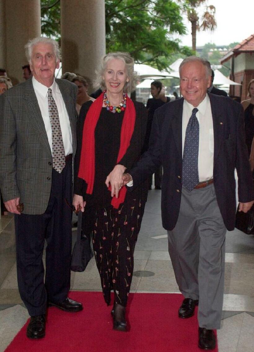 Terry Norris, Julia Blake and Charles Tingwell at the Australian premiere of "Innocence."