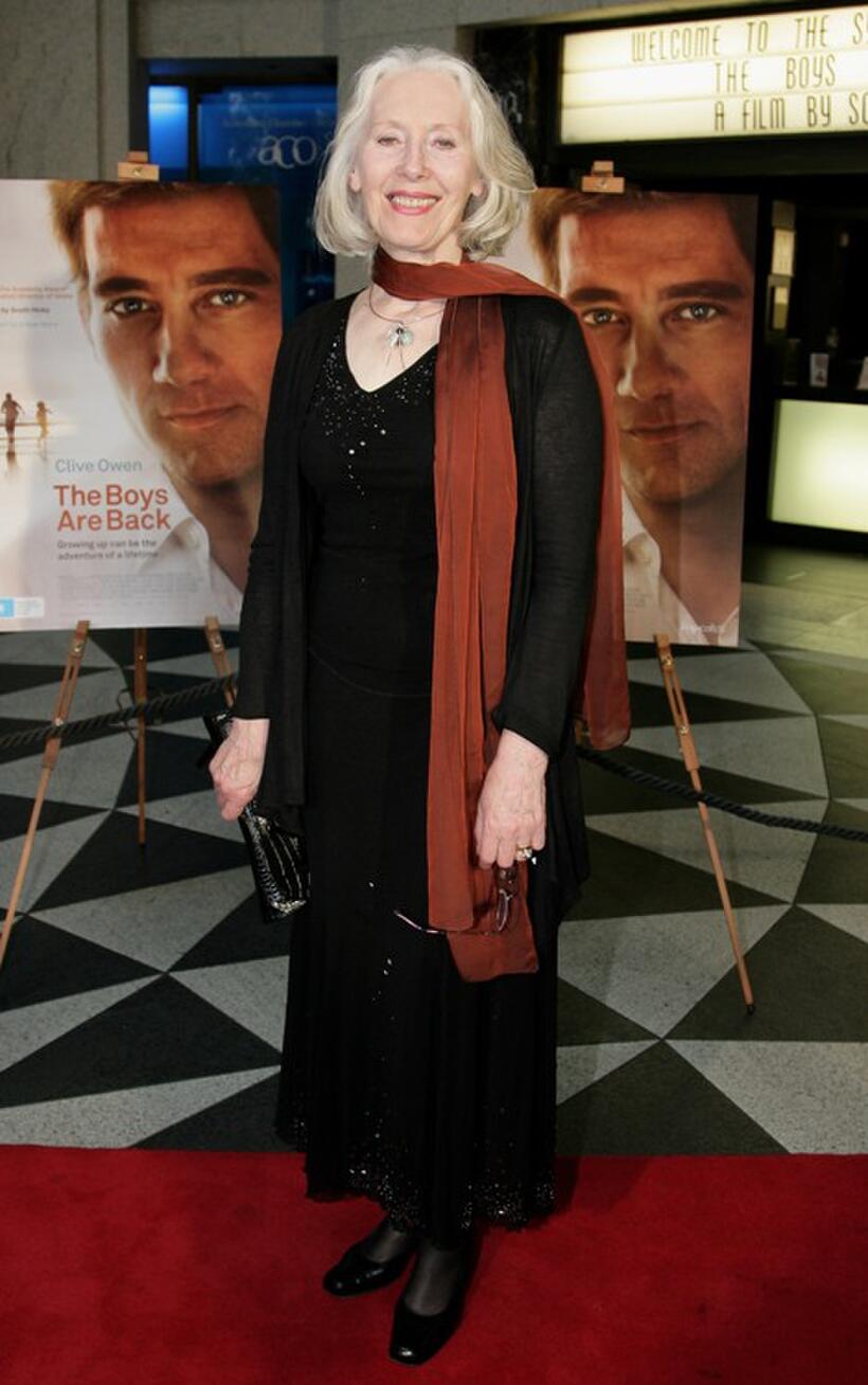 Julia Blake at the premiere of "The Boys Are Back."