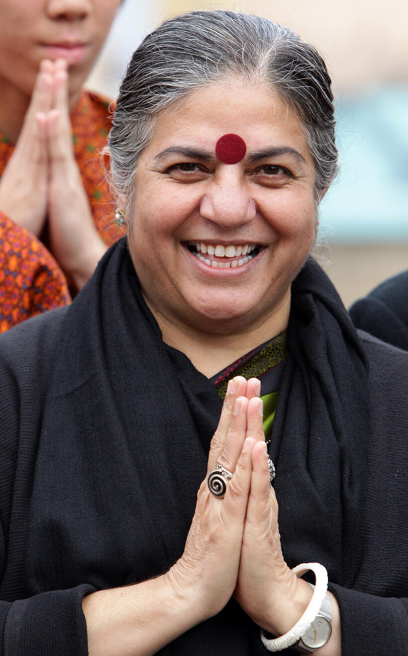 Dr. Vandana Shiva at the Peace Festival in Sydney.