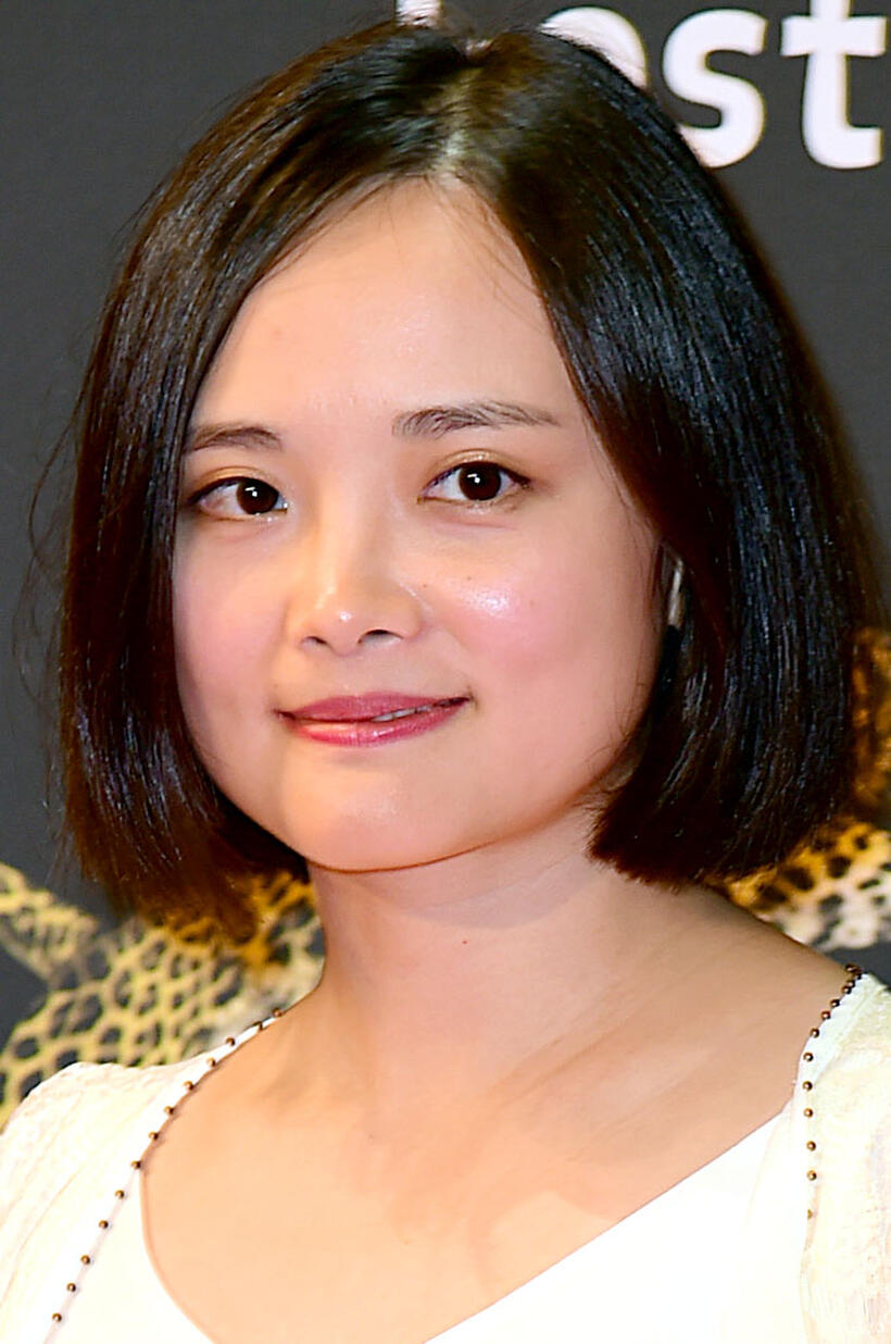 Shengze Zhu during the 72nd Locarn Film Festival.