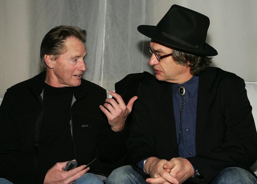 Sam Shepard and Wim Wenders at the premiere of "Dont Come Knocking" at Eccles Theater during the 2006 Sundance Film Festival.