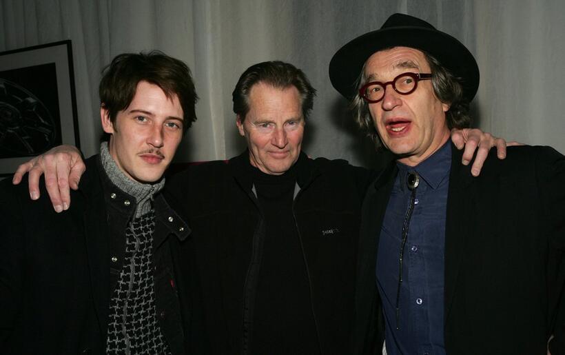 Sam Shepard, Gabriel Mann and Wim Wenders at the premiere of "Dont Come Knocking" at Eccles Theater during the 2006 Sundance Film Festival.