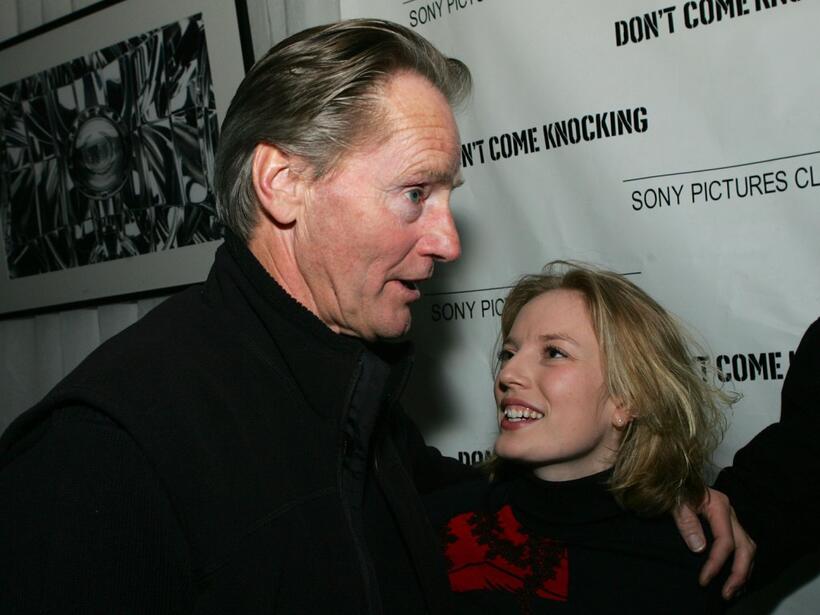 Sam Shepard and Sarah Polley at the premiere of "Dont Come Knocking" at Eccles Theater during the 2006 Sundance Film Festival.