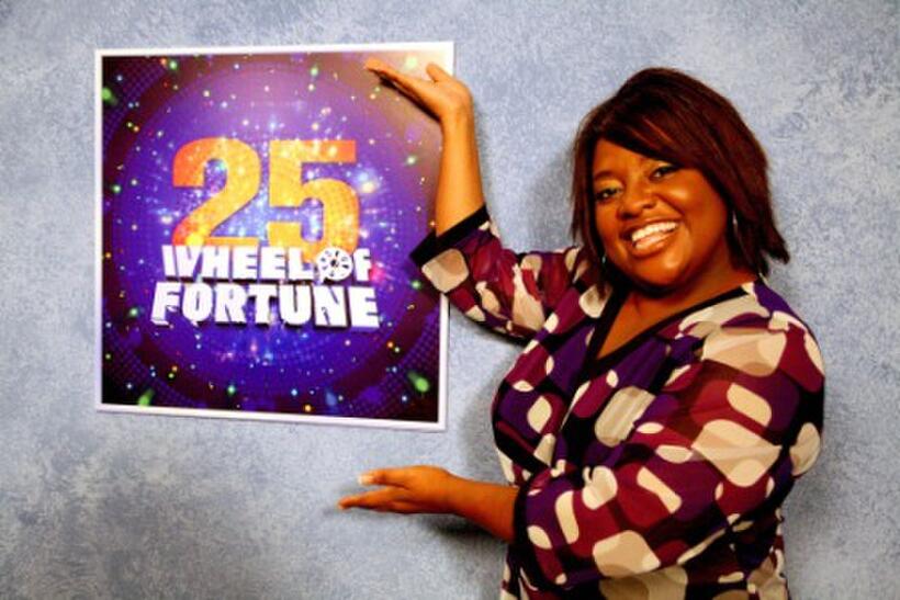 Sherri Shepherd at the television game show "Wheel Of Fortune."