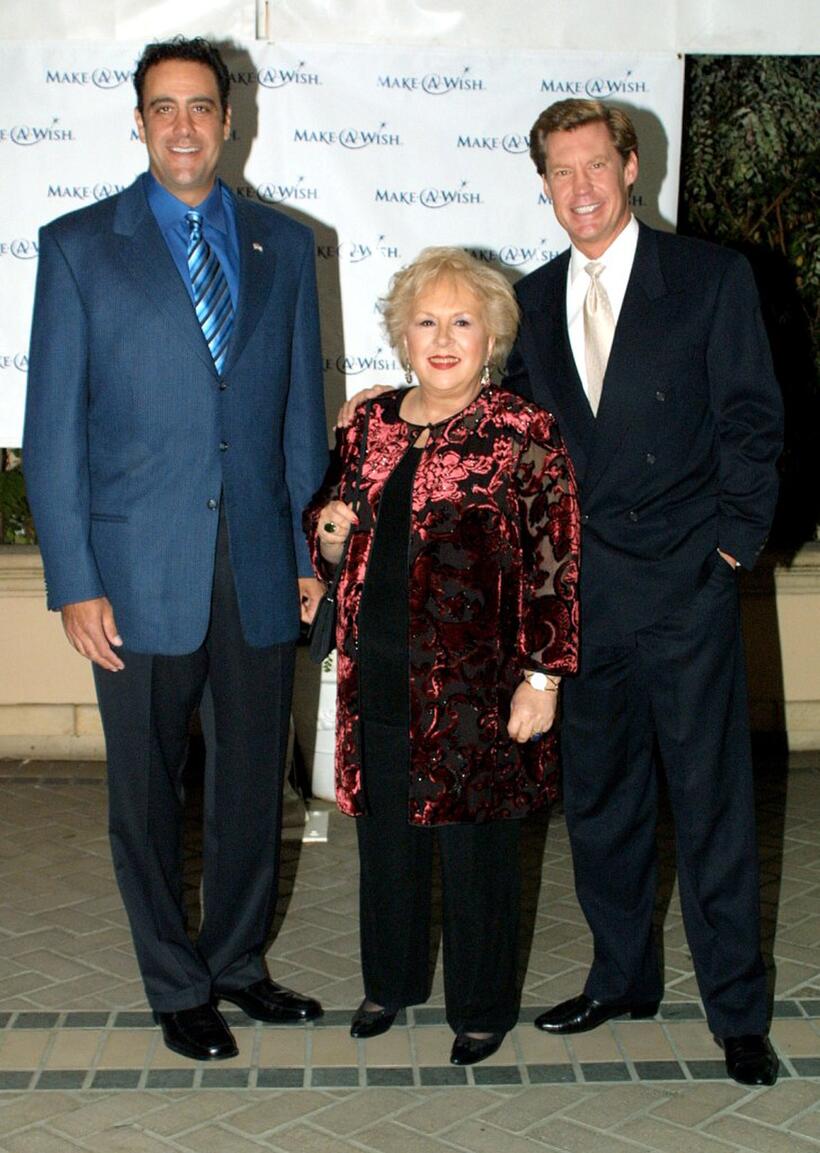 Brad Garrett, Doris Roberts and Kent Shocknek at the Make A Wish Foundation of Greater Los Angeles Second Annual Awards and Dinner Gala.