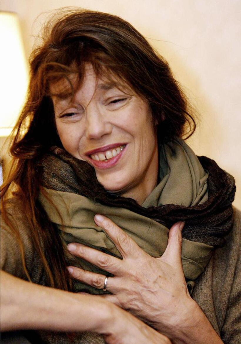 Jane Birkin at a concert in Tokyo.